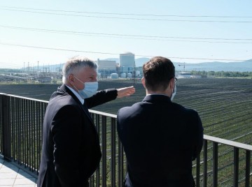Minister Jernej Vrtovec obiskal Skupino GEN in Nuklearno elektrarno Krško