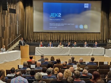 Status projekta JEK2 predstavili občinskim svetom občin regije Posavje